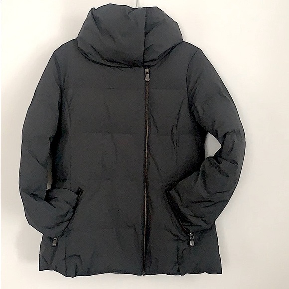 Banana Republic,charcoal asymmetrical cowl jacket - Picture 1 of 8